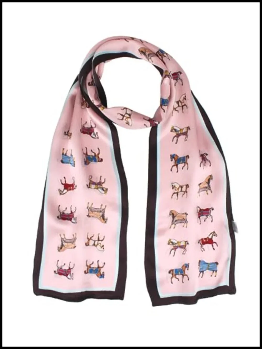 100% Silk Scarf Long Oblong Shawl for Women - Hair Wrap Neck Scarf Gift